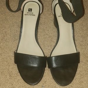 White Mountain Black Heels